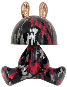 Veioză LED tactilă dimabilă pentru copii FANCY LED/2,5W/3,7V negru/roșu