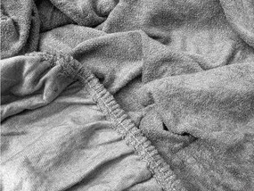 Cearsaf Frote EXCLUSIVE gri 90 x 200 cm