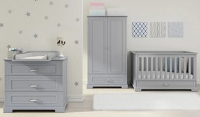 Dulap elegant Ines gri H193 cm