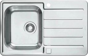 Chiuveta inox Alveus Line Maxim 80 Satin 79x50 cm