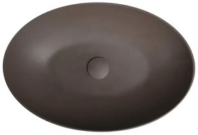 Sapho - Lavoar pentru blat FORMIGO 60x40 cm beton/maro