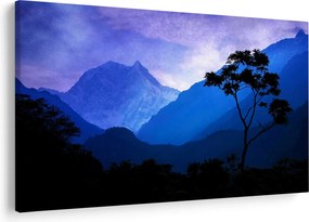 Tablou - Cerul de noapte din Nepal (90x60 cm)