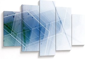 Tablou - Figuri geometrice (150x105 cm)