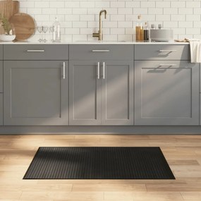 vidaXL Covor dreptunghiular, negru, 60x100 cm, bambus