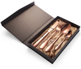 Set 4 tacamuri din inox,TRENDY'S,rose