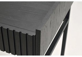 Birou cu blat cu aspect de lemn de stejar 120x61 cm Halifax - Rowico