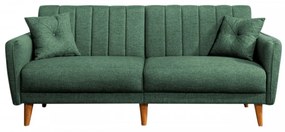 Canapea Extensibilă cu 3 Locuri Aqua, Verde