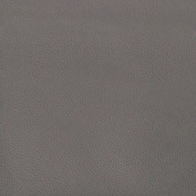 Tablie de pat cu aripioare gri 93x16x78 88 cm piele ecologica 1, Gri, 93 x 16 x 78 88 cm