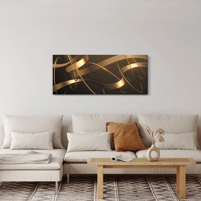 Tablou - Panglici de bronz (120x50 cm)