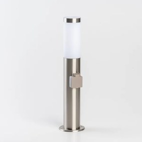 BRILAGI - Lampă de exterior cu priză ELIA 1xE27/20W/230V IP44 50 cm crom