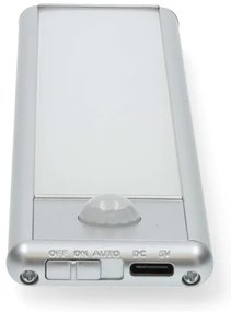 Corp de iluminat LED reîncărcabil cu senzor pentru corpuri de mobilă Nedis LCRM01WT LED/1W/1100 mAh 3000K