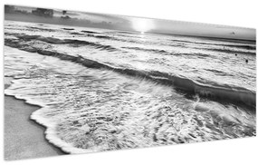 Tablou - Apus de soare pe malul mării (120x50 cm)