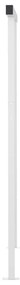 Copertina retractabila automat, cu stalpi, galbenalb, 5x3 m Galben si alb, 5 x 3 m