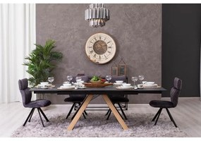 Masă de dining extensibilă din ceramică 90x160 cm Azur – Marckeric