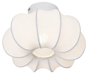 Plafonieră Japandi albă 27cm - Plu Asyesha