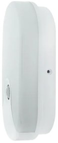 Aplica LED de exterior cu senzor de mișcare, 18W/230V, IP44, alb