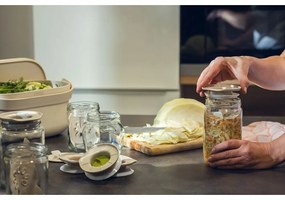 Set de fermentare Plastia - fildeș cu zaț decafea, nuanța miere