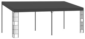 vidaXL Pavilion de perete, antracit, 3 x 6 m, material textil