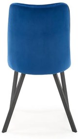 Scaun K450 velvet bleumarin