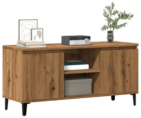 vidaXL Comodă TV, stejar artizanal, 102x35x50 cm, lemn prelucrat