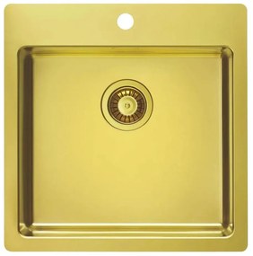 Chiuvetă de bucătărie ALVEUS 1106867 PURE 52,5x51,5 cm auriu