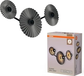 Osram - Aplica de perete PLISSEE 3xE27/15W/230V antracit