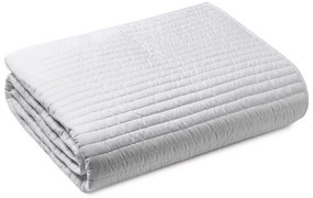 Cuvertură albă matlasată pentru pat dublu 220x230 cm – Bianca