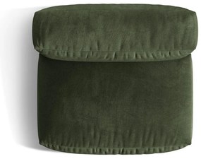 Modul pentru canapea modulară verde cu tapițerie din catifea (de mijloc) Martina – Micadoni