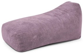 Fotoliu bean bag mov cu tapițerie din catifea reiată Snug Long 140 – SLOWDOWN