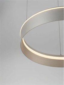 Lustra LED design circular OLIVIA nickel D-60cm