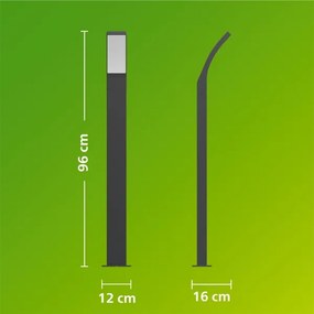 Philips - Lampă LED de exterior SPLAY LED/4,3W/230V 2700K 96 cm IP44