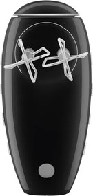 Mixer manual SMEG 50's Style HMF01BLEU, 250 W, 9 viteze, Functie Turbo, Afisaj LED, Timer, Accesorii, Negru