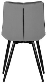 Set de scaune de sufragerie CT-384 GREY4, 4 buc