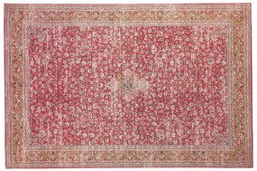 Covor oriental din bumbac OLD MARRAKESH XXL 350x240 cm, rosu