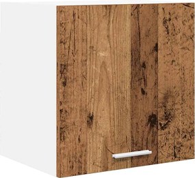 vidaXL Dulap suspendat Lemn vechi și Alb 40 x 31 x 40 cm Lemn compozit