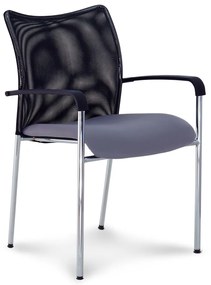 Scaun de conferinta John, gri/negru
