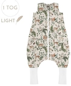 Sac de dormit cu picioare, bumbac 1 Tog, Animals Garden, S, 1-3 ani
