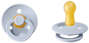 BIBS Suzetă din cauciuc, 0 - 6 m, albastru deschis