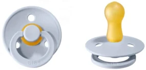 BIBS Suzetă din cauciuc, 0 - 6 m, albastru deschis