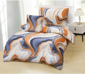 Lenjerie de pat din microsatin pentru pat de o persoană cu 3 piese 140x200 cm Gonzalo – My House