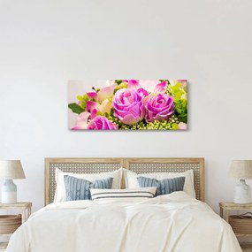 Tablou cu trandafiri (120x50 cm)