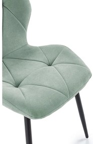 Scaune de dining verde-mentă 4 buc. Luna – Marckeric