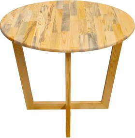 Masa rotund  dining din lemn  Homs, seria A-620,90 x 75 cm,30176