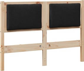 vidaXL Tăblie cap Altele Maro 135 cm Lemn masiv de pin