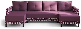 Colțar în formă de U Glimmer U (violet + Alb). 1057154