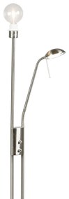 Lampa de podea modernă din oțel cu dimmer - Luxor