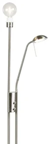 Lampa de podea modernă din oțel cu dimmer - Luxor