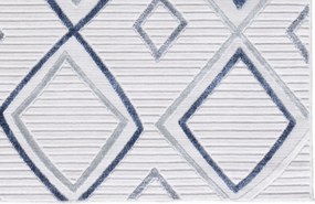 Covor SAND, 78x150 cm, forma dreptunghiulara, polipropilena, crem/alba