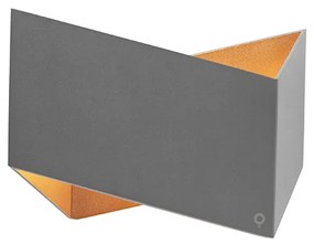 Aplică pliabilă gri cu cupru