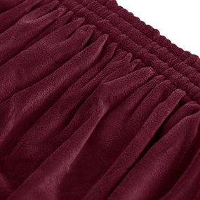 Husa elastica pentru canapea de 2 locuri LARSI, rosu vin